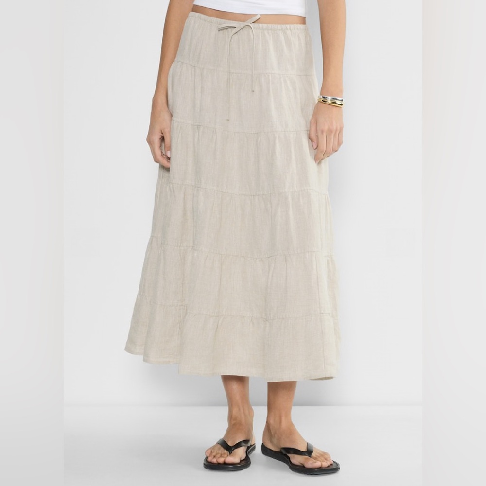 Aritzia Wilfred Bouquet Linen Skirt